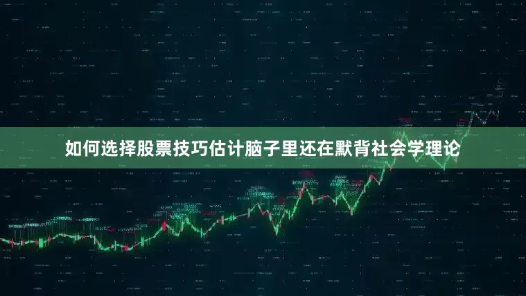 如何选择股票技巧估计脑子里还在默背社会学理论
